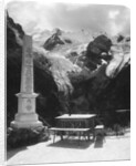 A monument in Stilfserjoch Strasse, Weisse Knott, Tyrol by Wurthle & Sons
