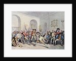 Mr H Angelo's Fencing Academy by Thomas Rowlandson