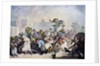 A Squall in Hyde Park by Thomas Rowlandson