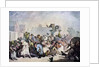 A Squall in Hyde Park by Thomas Rowlandson