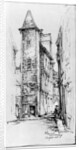Old House at Angers by M Adams-Acton