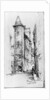 Old House at Angers by M Adams-Acton