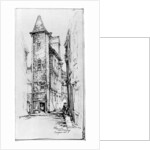 Old House at Angers by M Adams-Acton