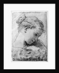 Study of a girl's head by Gaetano Gandolfi