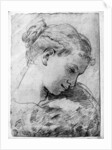 Study of a girl's head by Gaetano Gandolfi