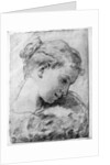 Study of a girl's head by Gaetano Gandolfi