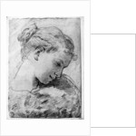 Study of a girl's head by Gaetano Gandolfi