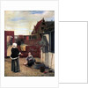 A Woman and her Maid in a Courtyard by Pieter de Hooch