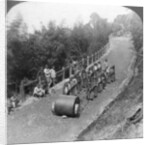 A woman work team on the Darjeeling highway, India by Underwood & Underwood