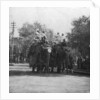 A Punjabi princess riding an elephant in a procession, Delhi, India by H Hands & Son