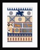 Assyrian brick and tile design by Anonymous