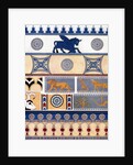 Assyrian brick and tile design by Anonymous