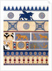 Assyrian brick and tile design by Anonymous