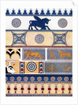 Assyrian brick and tile design by Anonymous