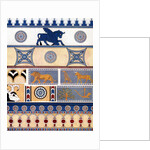 Assyrian brick and tile design by Anonymous