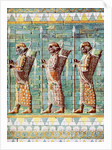 The archers of Kiing Darius, Susa, Iran by Anonymous