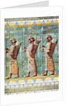 The archers of Kiing Darius, Susa, Iran by Anonymous