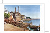 The river Ganges and the Burning Ghats at Benares (Varanasi), India by Anonymous