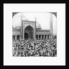 Fast Day within the Jumma Musjid, Delhi, India by Underwood & Underwood