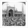 Fast Day within the Jumma Musjid, Delhi, India by Underwood & Underwood