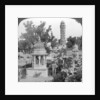 Tower of Victory amd royal cenotaphs, Chittaurgarh, India by Underwood & Underwood