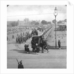Government officials in a state procession, India by HD Girdwood