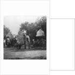 A Punjabi princess in an elephant procession, Delhi, India by H Hands & Son