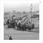 Maharajahs rounding Jumma Muisjid, Delhi, India by HD Girdwood