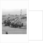 Maharajahs rounding Jumma Muisjid, Delhi, India by HD Girdwood