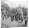 Lord and Lady Harding riding an elephant, India by HD Girdwood
