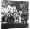 Viceregal staff and his daughter taking part in the elephant procession, Delhi, India by H Hands & Son