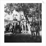 Viceregal staff and his daughter taking part in the elephant procession, Delhi, India by H Hands & Son