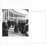 Gathering at the great Durbar Amphitheatre, Delhi, India by Underwood & Underwood