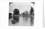 The lake at the British Empire Exhibition, Wembley, London by Anonymous