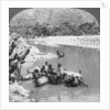 Inflated bullock skins used as ferry boats on the Sutlej River, Punjab, India by Anonymous