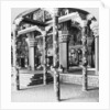 The Mahratta durbar hall, Palace of the Princess of Tanjore, Tanjore (Thanjavur), India by BL Singley