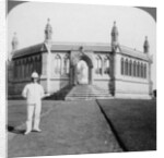 Memorial to the British women and children murdered during the Indian Mutiny, Cawnpore, India by Underwood & Underwood
