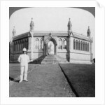 Memorial to the British women and children murdered during the Indian Mutiny, Cawnpore, India by Underwood & Underwood