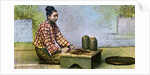 A Burmese woman making cigars by Anonymous
