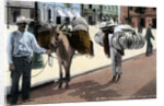 Hat vendors, San Juan, South America by Waldrop