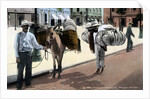 Hat vendors, San Juan, South America by Waldrop