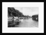 College barges on the River Isis, Oxford by C Richter