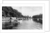 College barges on the River Isis, Oxford by C Richter