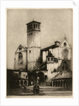The Church of San Francesco, Assisi, Italy by Louis Wherter