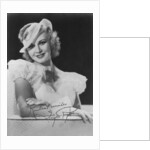 Ginger Rogers (1911-1995), American actress, dancer and singer by Anonymous