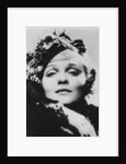 Marlene Dietrich (1901-1992), German-born American actress, singer and entertainer by Anonymous