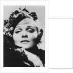 Marlene Dietrich (1901-1992), German-born American actress, singer and entertainer by Anonymous