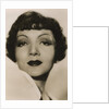 Claudette Colbert (1903-1996), American actress by Anonymous