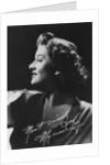 Myrna Loy (1905-1993), American actress by Anonymous