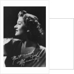 Myrna Loy (1905-1993), American actress by Anonymous